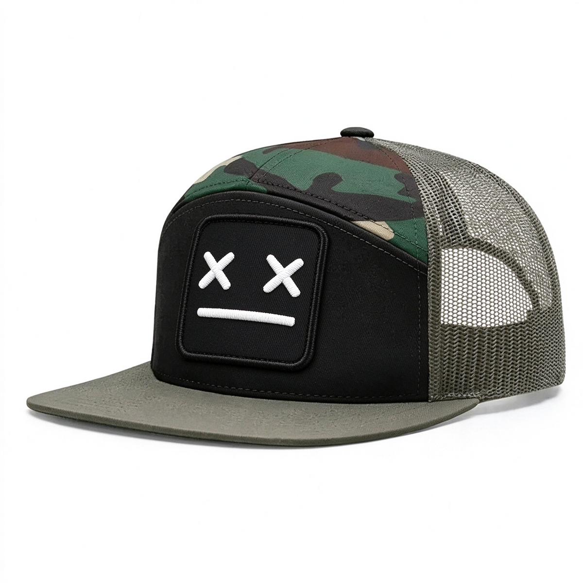 Cartoon Ghost Face Embroidered Unisex All-Season Hat Baseball Cap