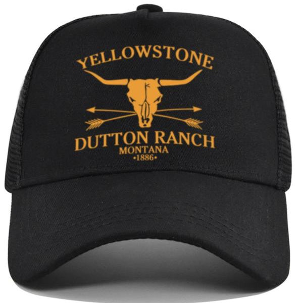 YELLOWSTONE Vintage Trucker Unisex All-Season Hat Baseball Cap