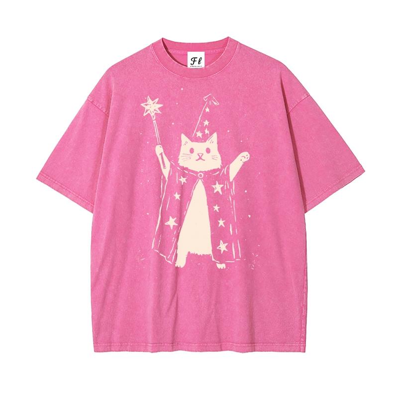 Wizard Cat with Star Wand T-Shirt/Sweatshirt/Hoodie
