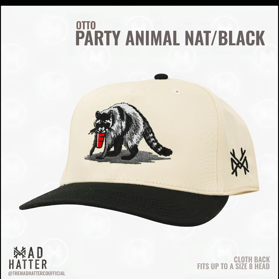 Trash Panda Embroidered Trucker Hat