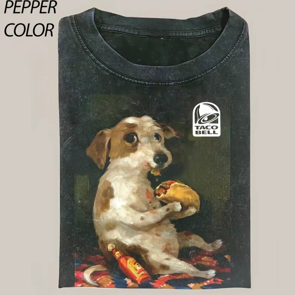 Dog Chill With Taco Bell Vintage T-Shirt/Sweatshirt/Hoodie
