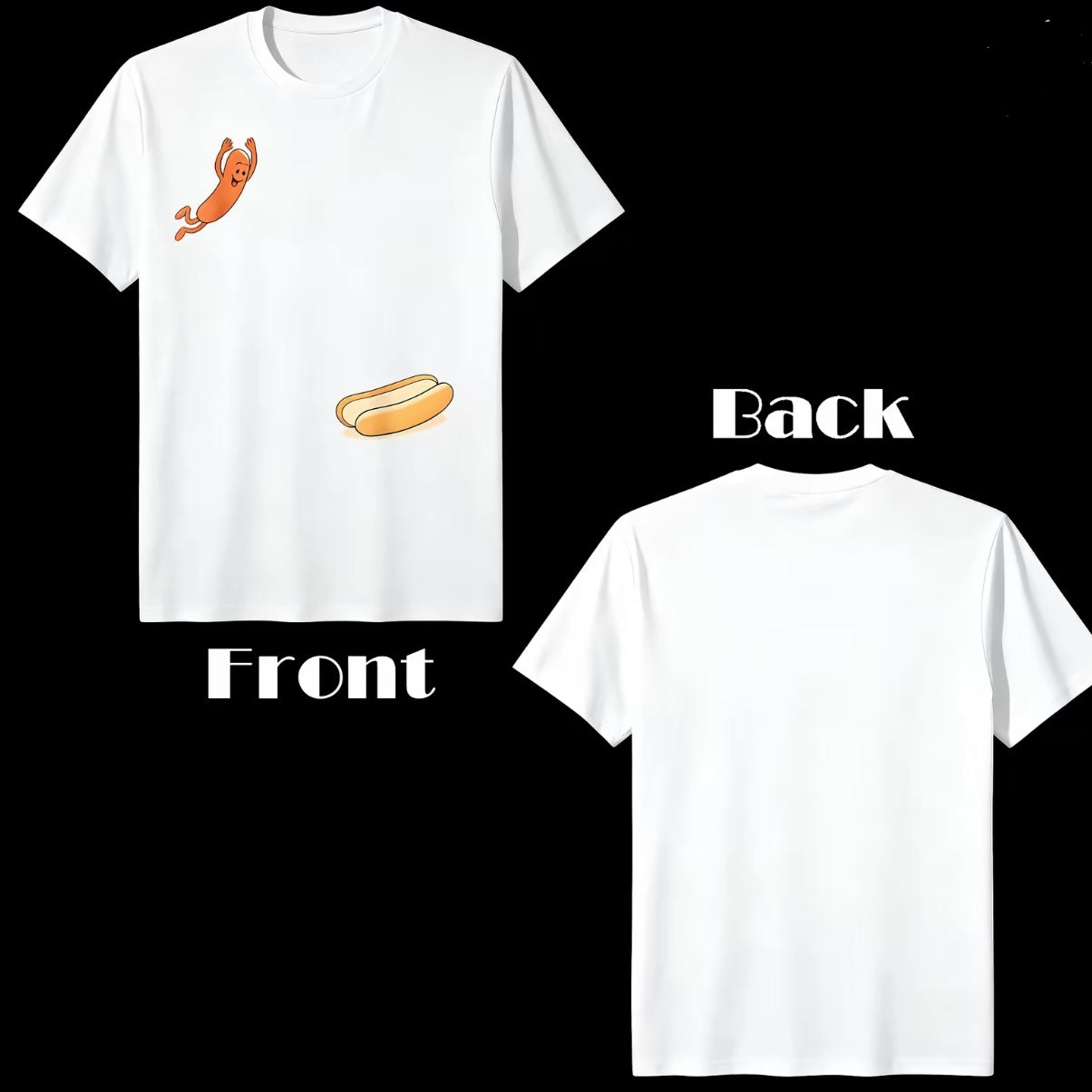 Hot Dog Jumping Into Bread Perfect Humorous T-Shirt/Sweatshirt/Hoodie