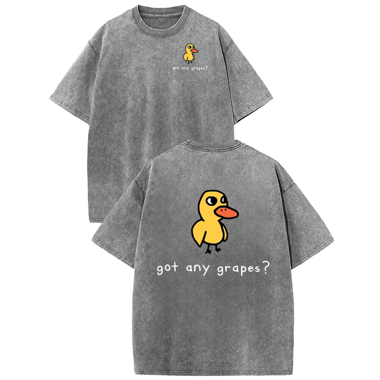 Washed Eat Grapes Duck T-Shirt/Sweatshirt/Hoodie
