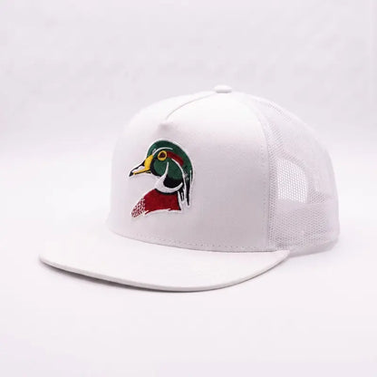 Wood Duck Embroidered Unisex All-Season Trucker Hat Baseball Cap