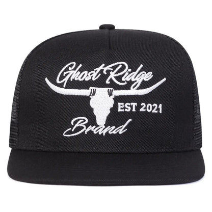 Cow Head Letter Graphic Unisex All-Season Trucker Hat Baseball Cap