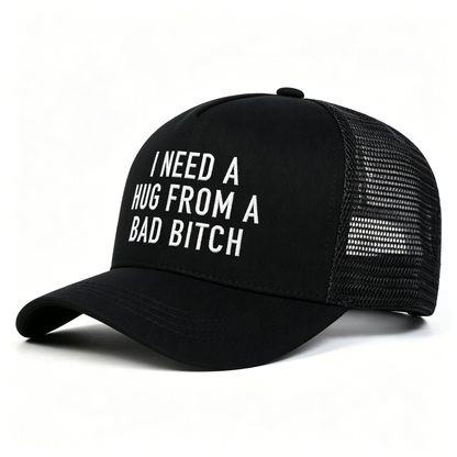 Hug From A Bad B*  Embroidered Embroidered Unisex All-Season Hat Baseball Cap