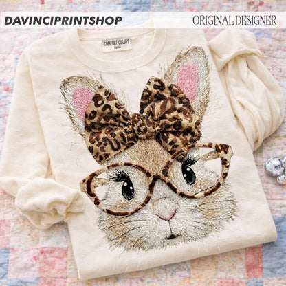 Leopard Easter Bunny T-Shirt/Sweatshirt/Hoodie