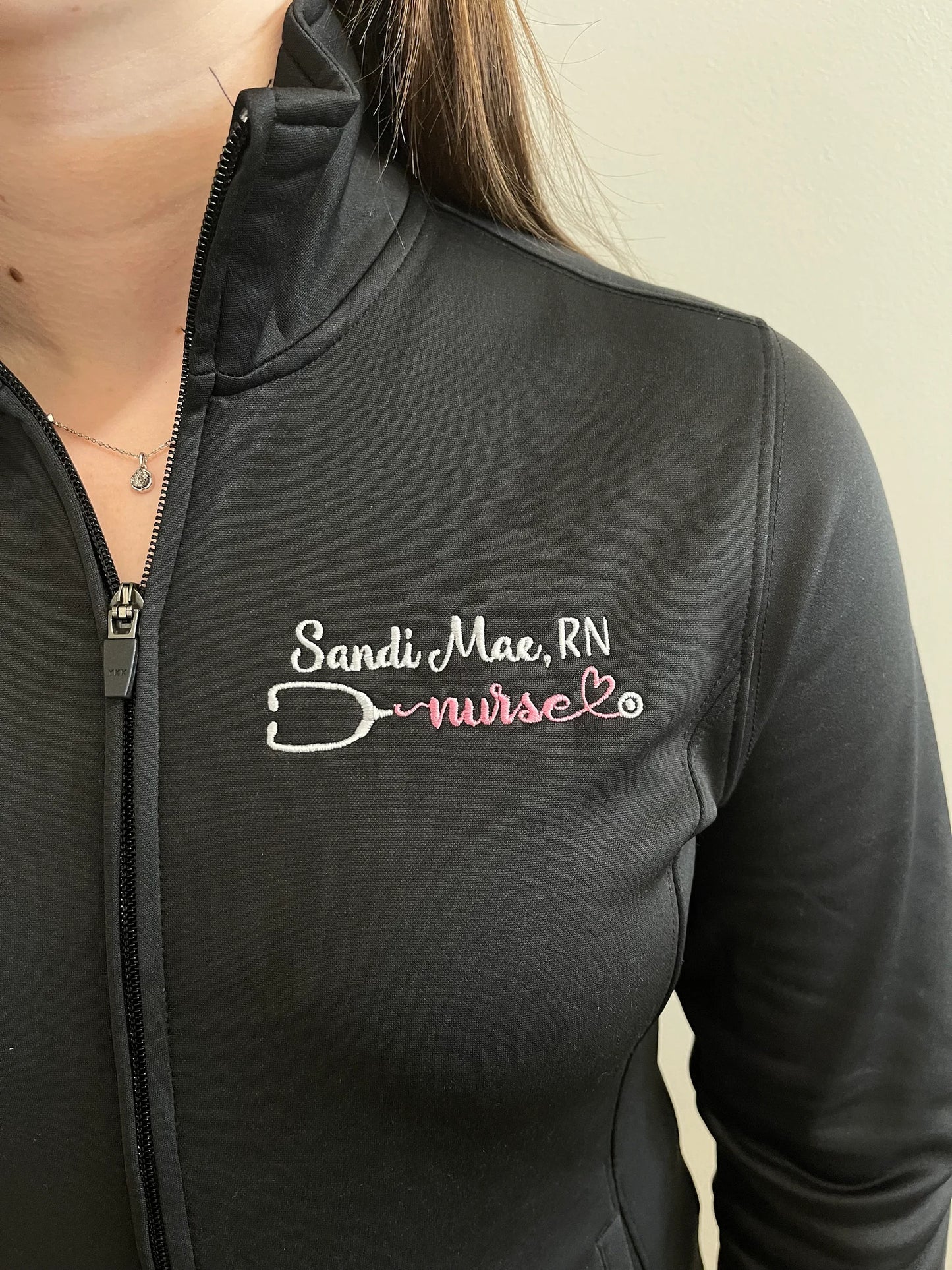 Nurse Custom Quarter Zip Sweatshirt/ T-Shirt/Sweatshirt/Hoodie-1