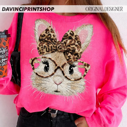 Leopard Easter Bunny T-Shirt/Sweatshirt/Hoodie