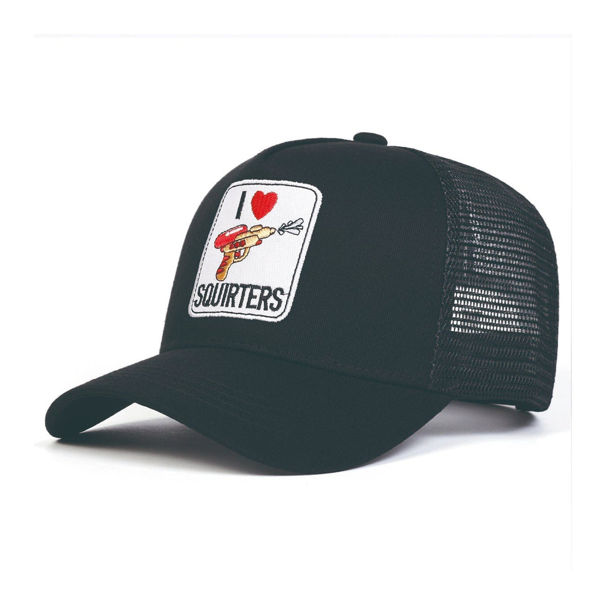 Squirters Letter Embroidered Unisex All-Season Trucker Hat Baseball Cap