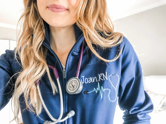 Nurse Custom Quarter Zip Sweatshirt/ T-Shirt/Sweatshirt/Hoodie-1