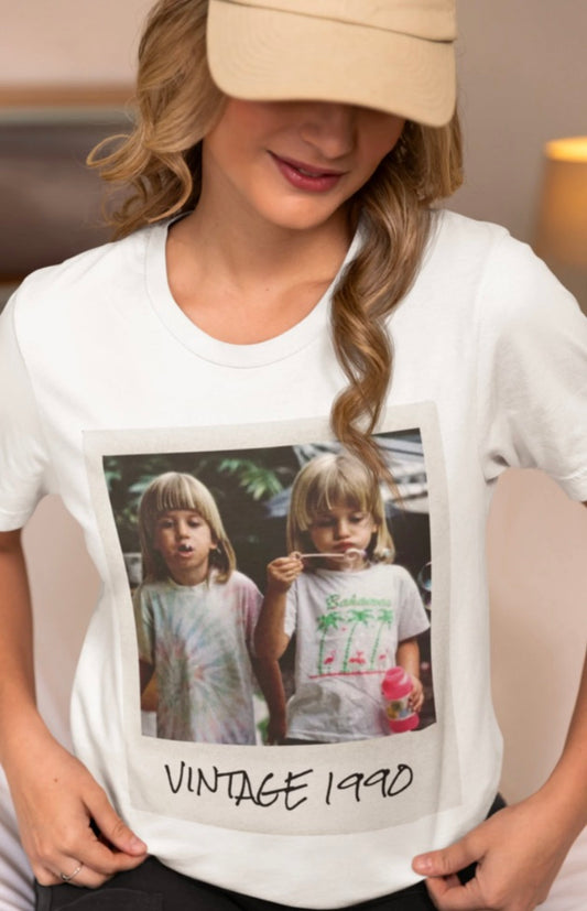 Birthday shirt Vintage Photo T-Shirt/Sweatshirt/Hoodie