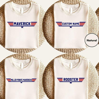 Maverick Goose Viper Custom Name T-Shirt/Sweatshirt/Hoodie