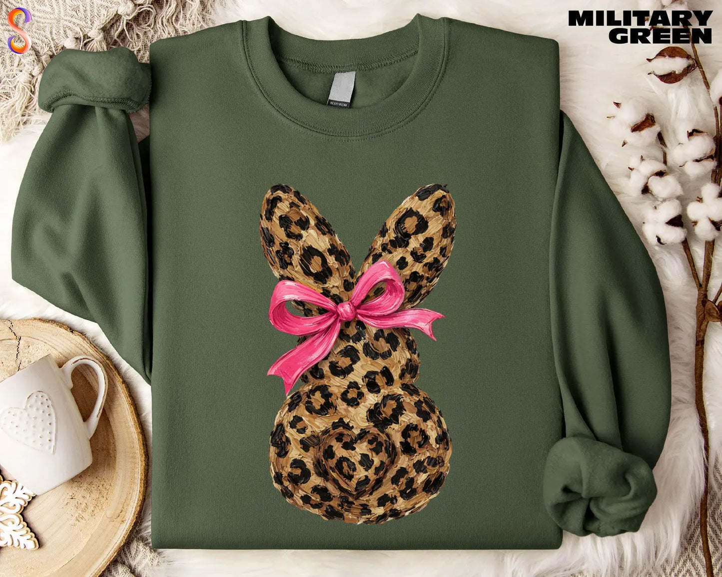 Leopard Easter Bunny T-Shirt/Sweatshirt/Hoodie