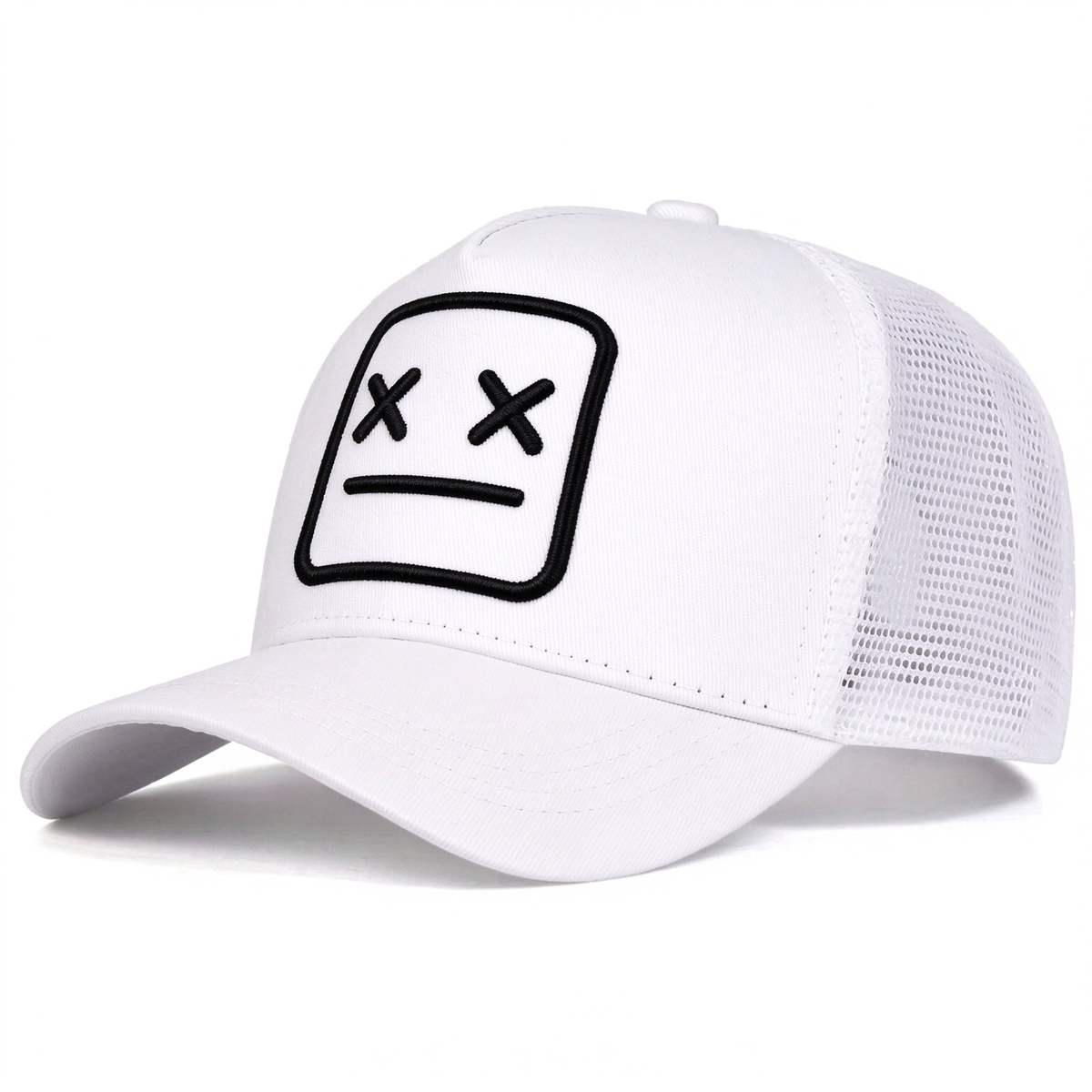 Cartoon Ghost Face Embroidered Unisex All-Season Hat Baseball Cap