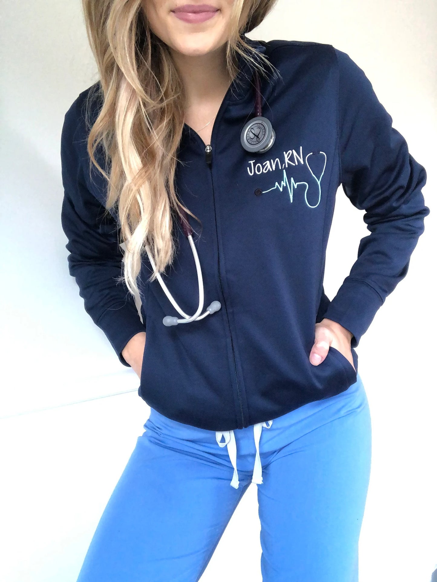 Nurse Custom Quarter Zip Sweatshirt/ T-Shirt/Sweatshirt/Hoodie-1