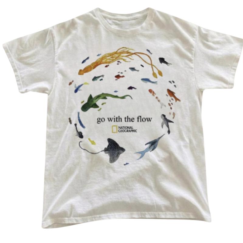 Marine Animals Go With The Flow T-Shirt/Sweatshirt/Hoodie