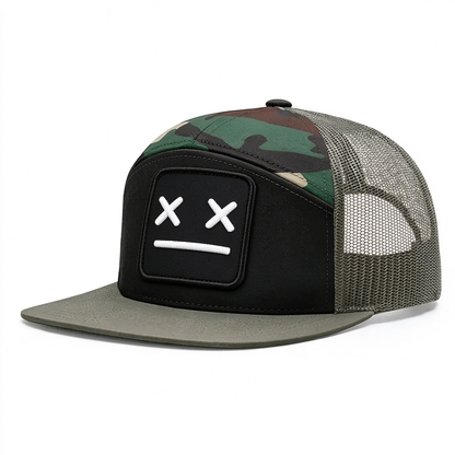Cartoon Ghost Face Embroidered Unisex All-Season Hat Baseball Cap