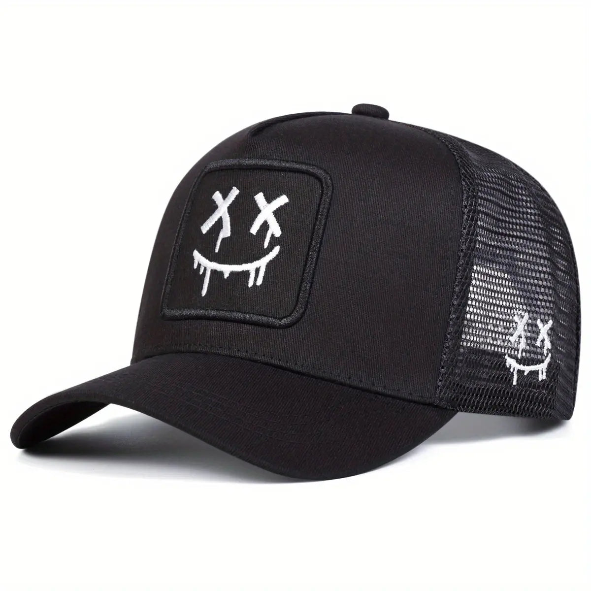 Cartoon Ghost Face Embroidered Unisex All-Season Hat Baseball Cap