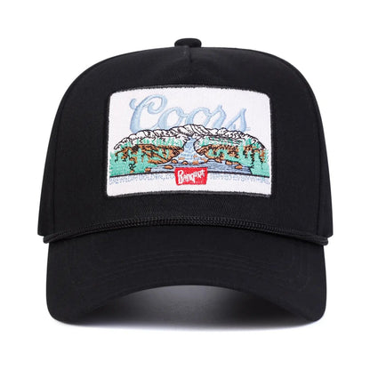Letter Embroidered Unisex All-Season Hat Baseball Cap