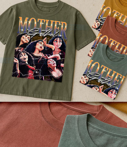 Mother Gothel Shirt, 90s Vintage Retro Bootleg Tower Villainess T-Shirt, Eternal Youth Graphic Tee, Magic Hair Thief Fan Shirt