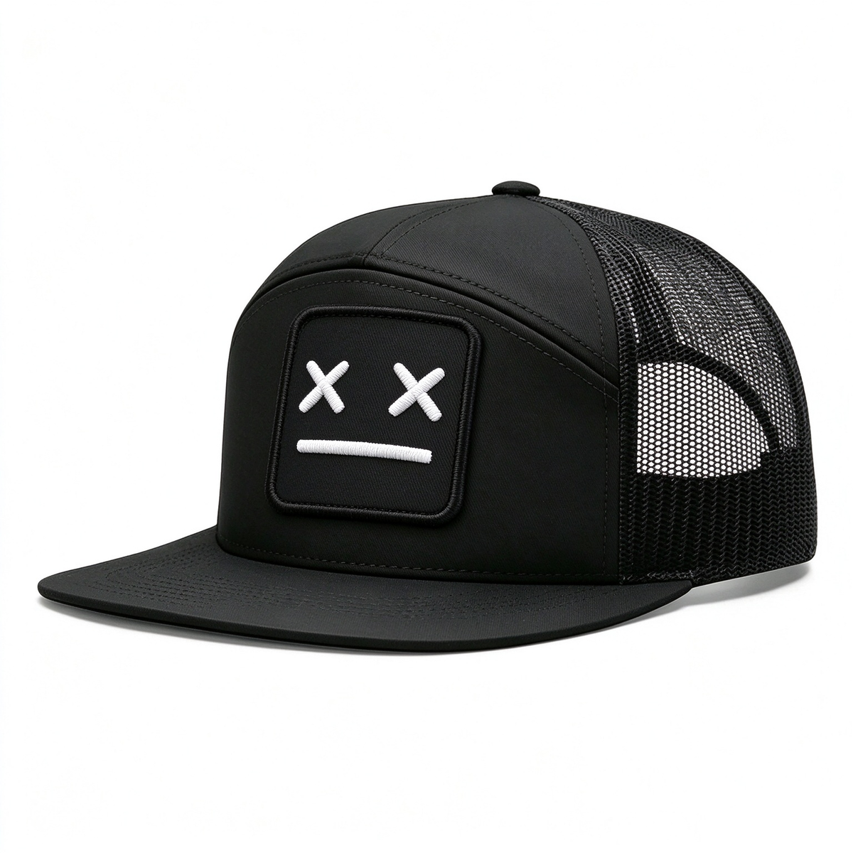 Cartoon Ghost Face Embroidered Unisex All-Season Hat Baseball Cap