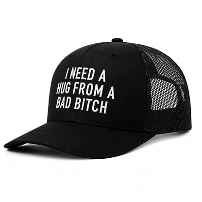 Hug From A Bad B*  Embroidered Embroidered Unisex All-Season Hat Baseball Cap