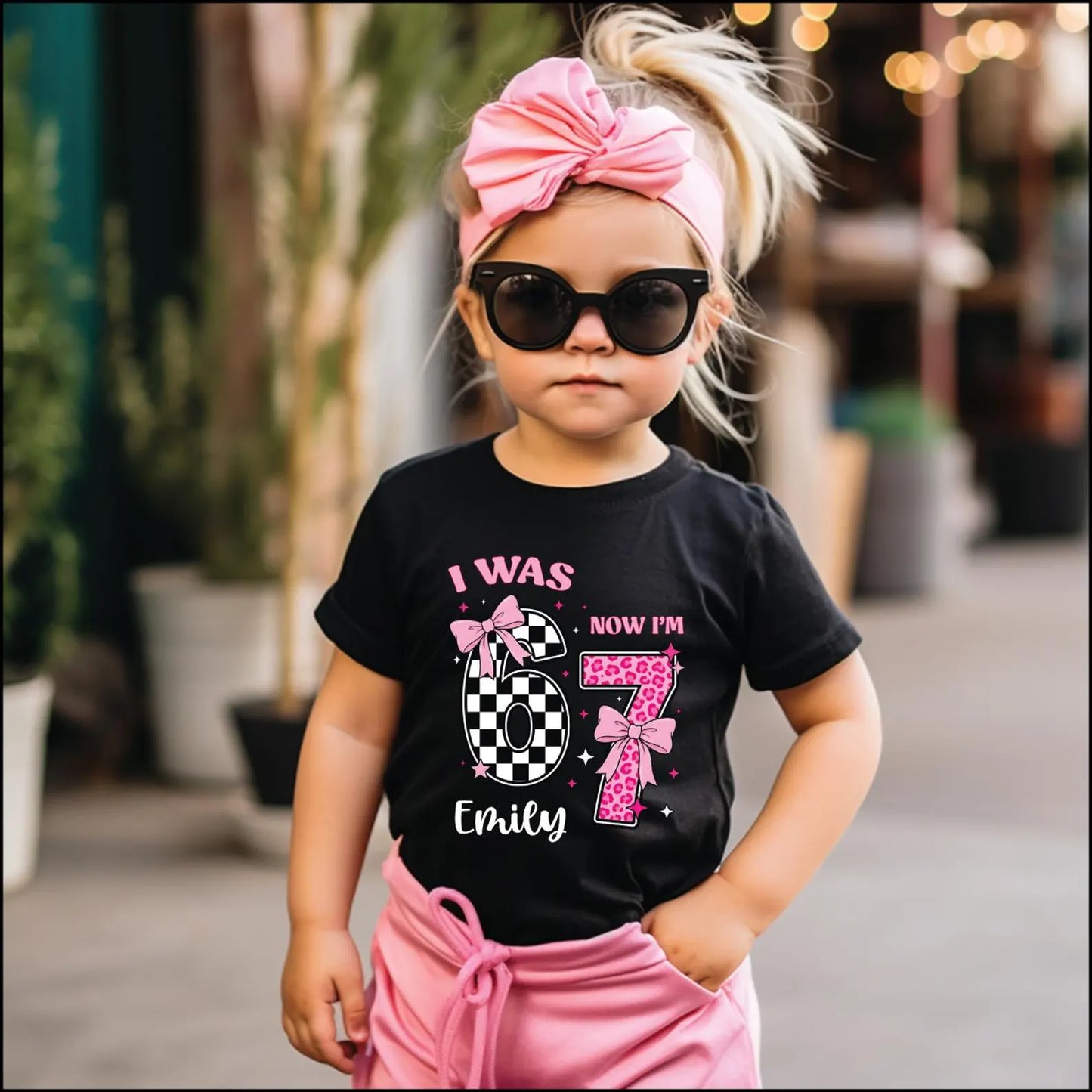 Pink 67 Meme Shirt (Six Seven Trend Tee)