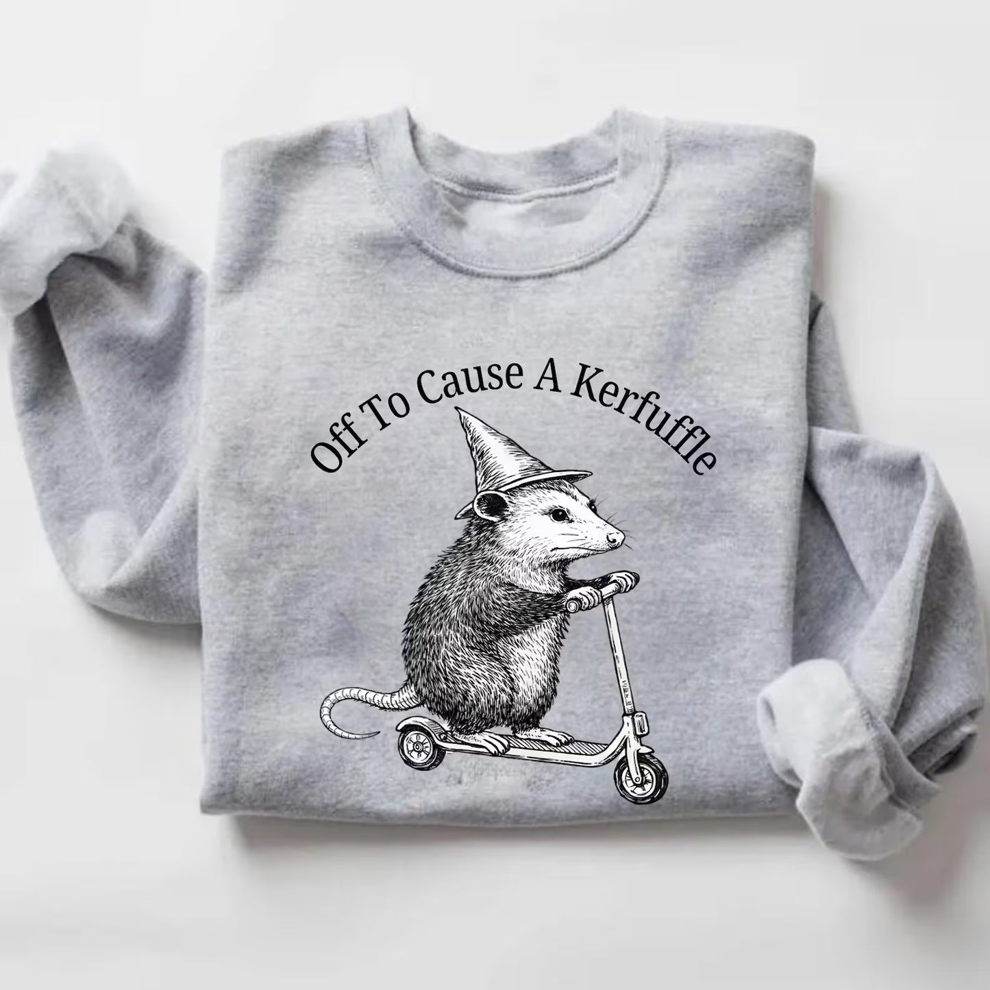 Funny Frog "Off to Cause a Kerfuffle" Shirt T-Shirt/Sweatshirt/Hoodie