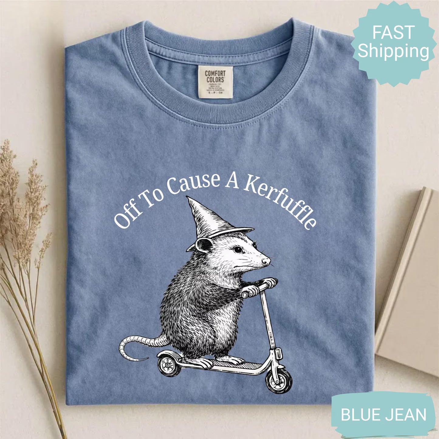 Funny Frog "Off to Cause a Kerfuffle" Shirt T-Shirt/Sweatshirt/Hoodie