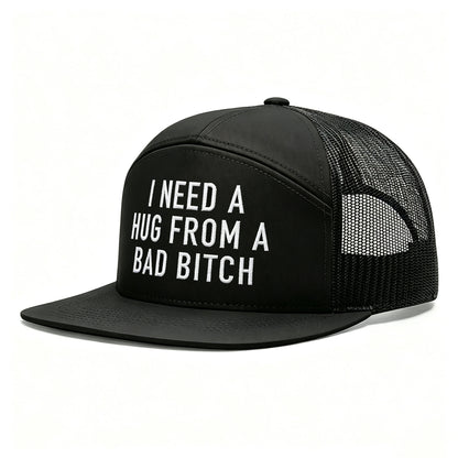 Hug From A Bad B*  Embroidered Embroidered Unisex All-Season Hat Baseball Cap