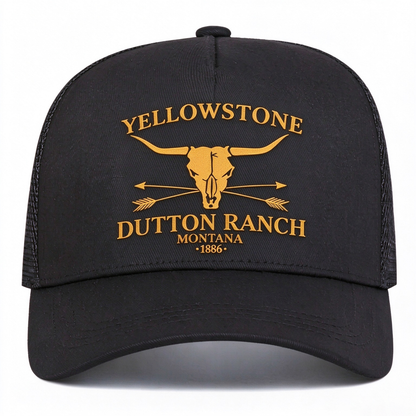 YELLOWSTONE Vintage Trucker Unisex All-Season Hat Baseball Cap