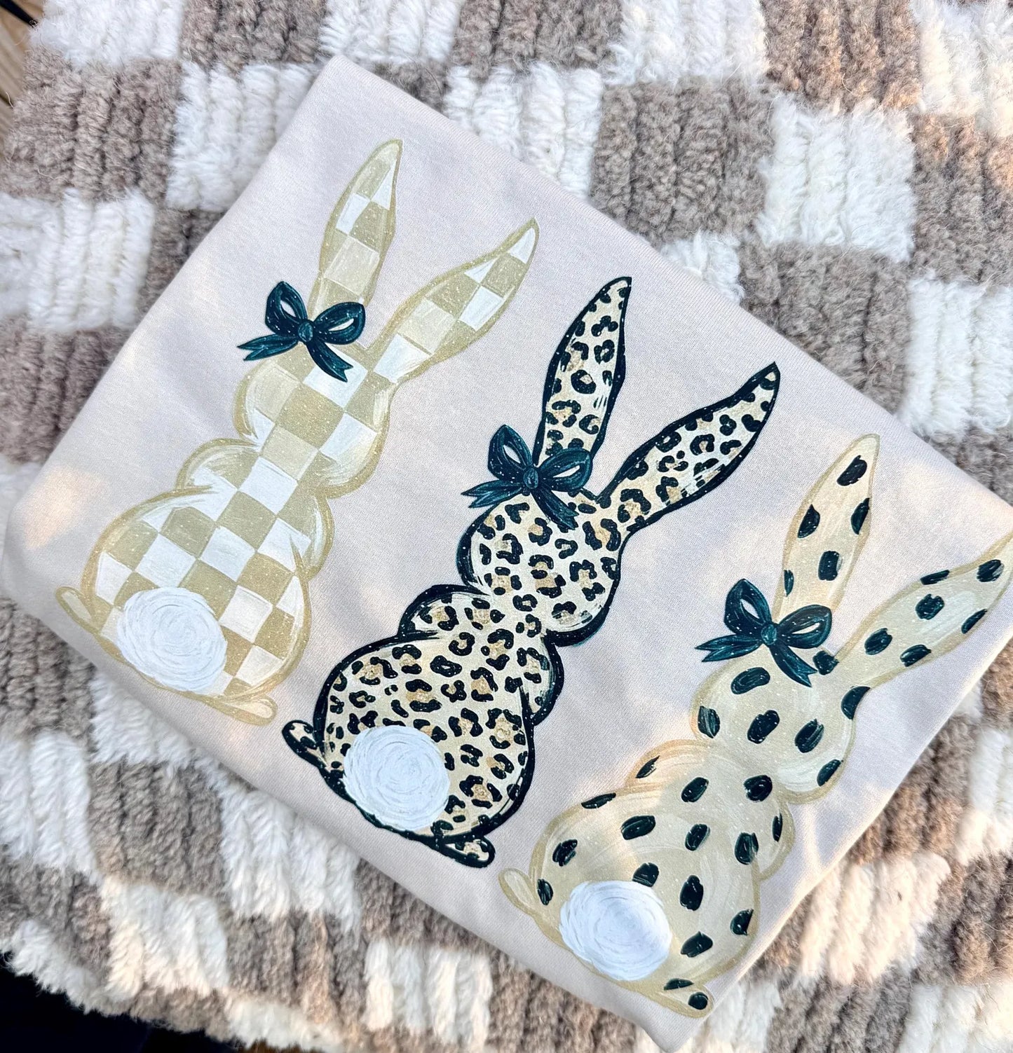 Leopard Easter Bunny T-Shirt/Sweatshirt/Hoodie