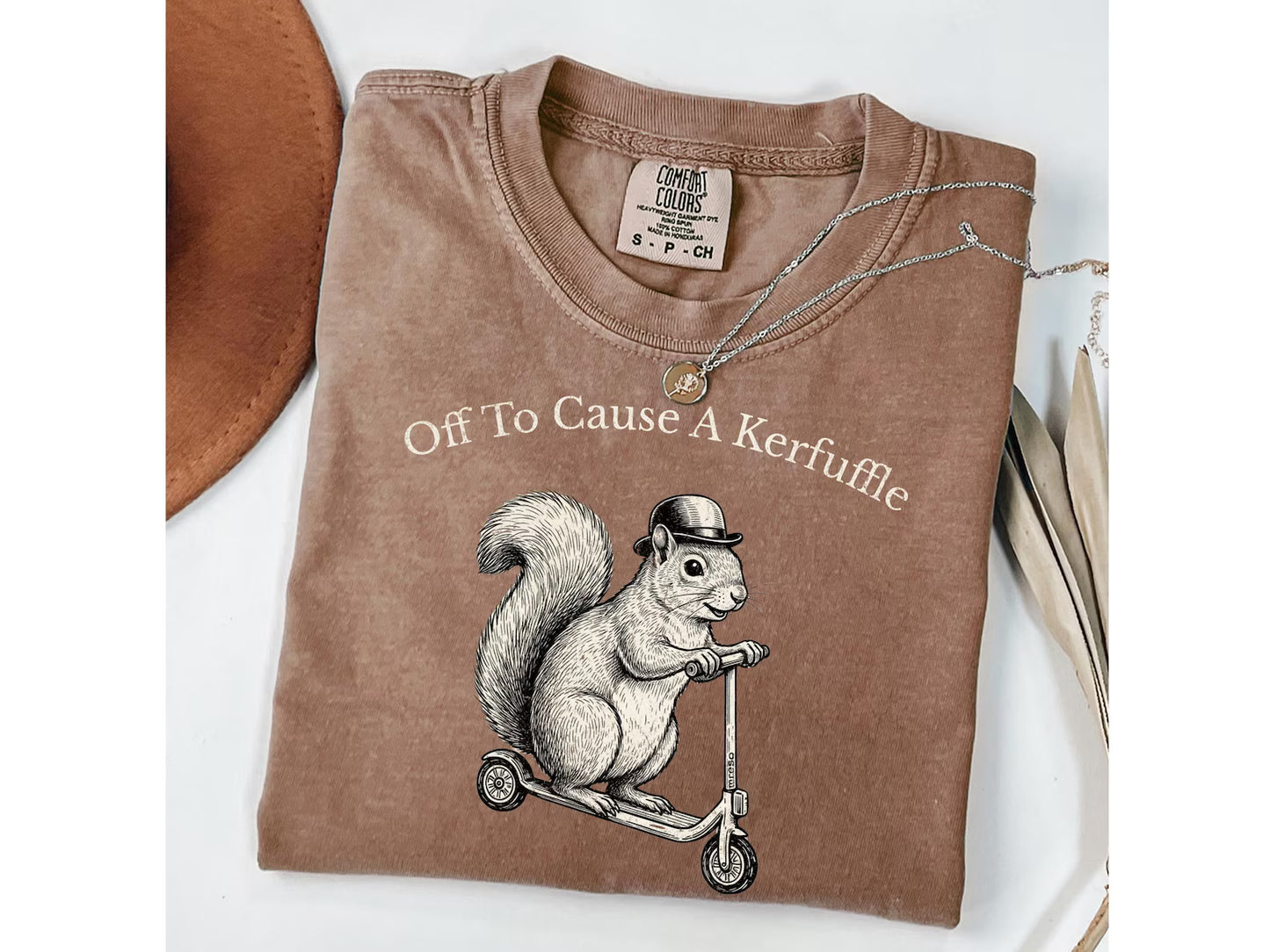 Funny Frog "Off to Cause a Kerfuffle" Shirt T-Shirt/Sweatshirt/Hoodie