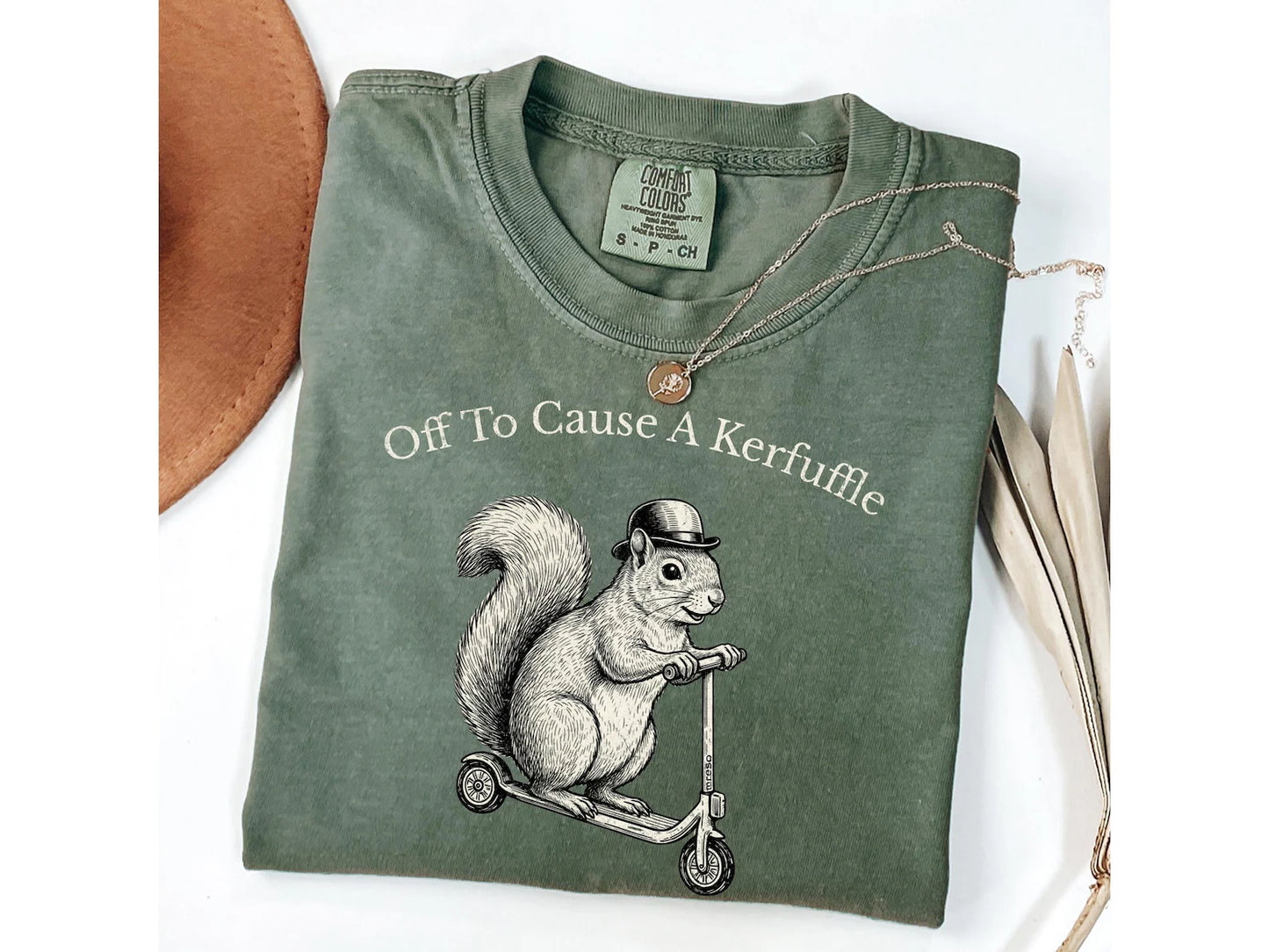 Funny Frog "Off to Cause a Kerfuffle" Shirt T-Shirt/Sweatshirt/Hoodie