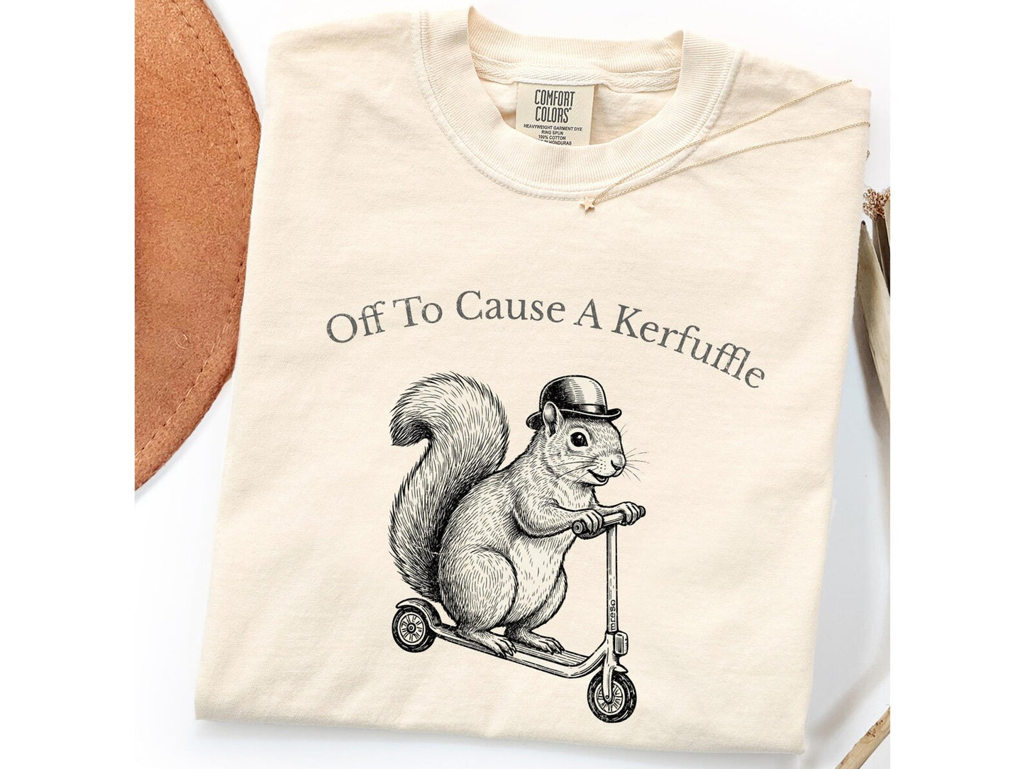 Funny Frog "Off to Cause a Kerfuffle" Shirt T-Shirt/Sweatshirt/Hoodie