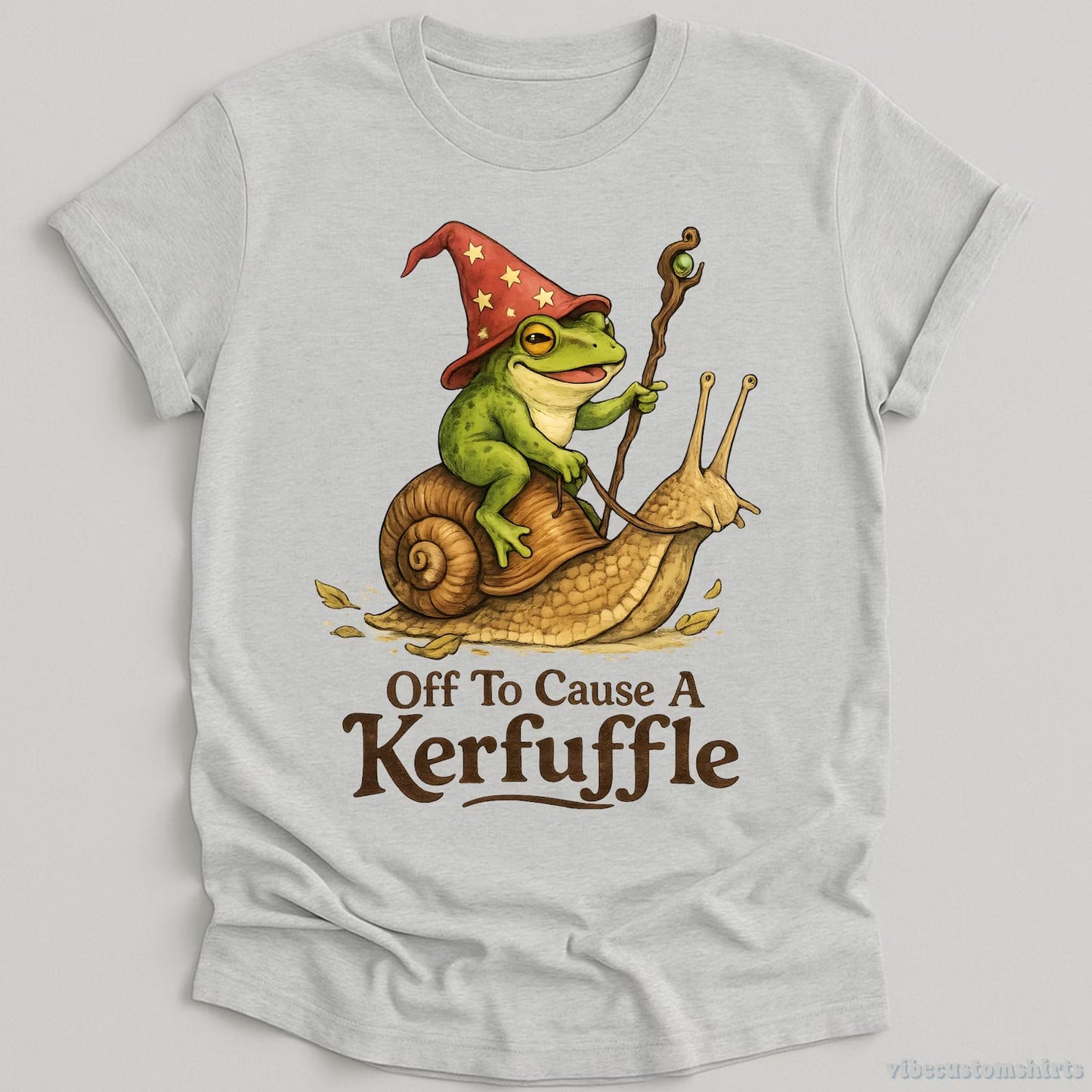 Funny Frog "Off to Cause a Kerfuffle" Shirt T-Shirt/Sweatshirt/Hoodie