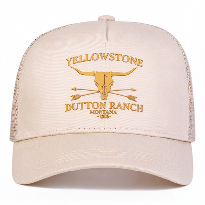 YELLOWSTONE Vintage Trucker Unisex All-Season Hat Baseball Cap