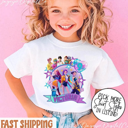 Custom Kpop Huntrix Birthday Shirt T-Shirt/Sweatshirt/Hoodie