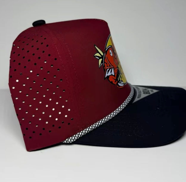 Shiny Krp Pro All New Baseball Cap With Perforated Design and Colorblock Brim