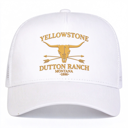 YELLOWSTONE Vintage Trucker Unisex All-Season Hat Baseball Cap