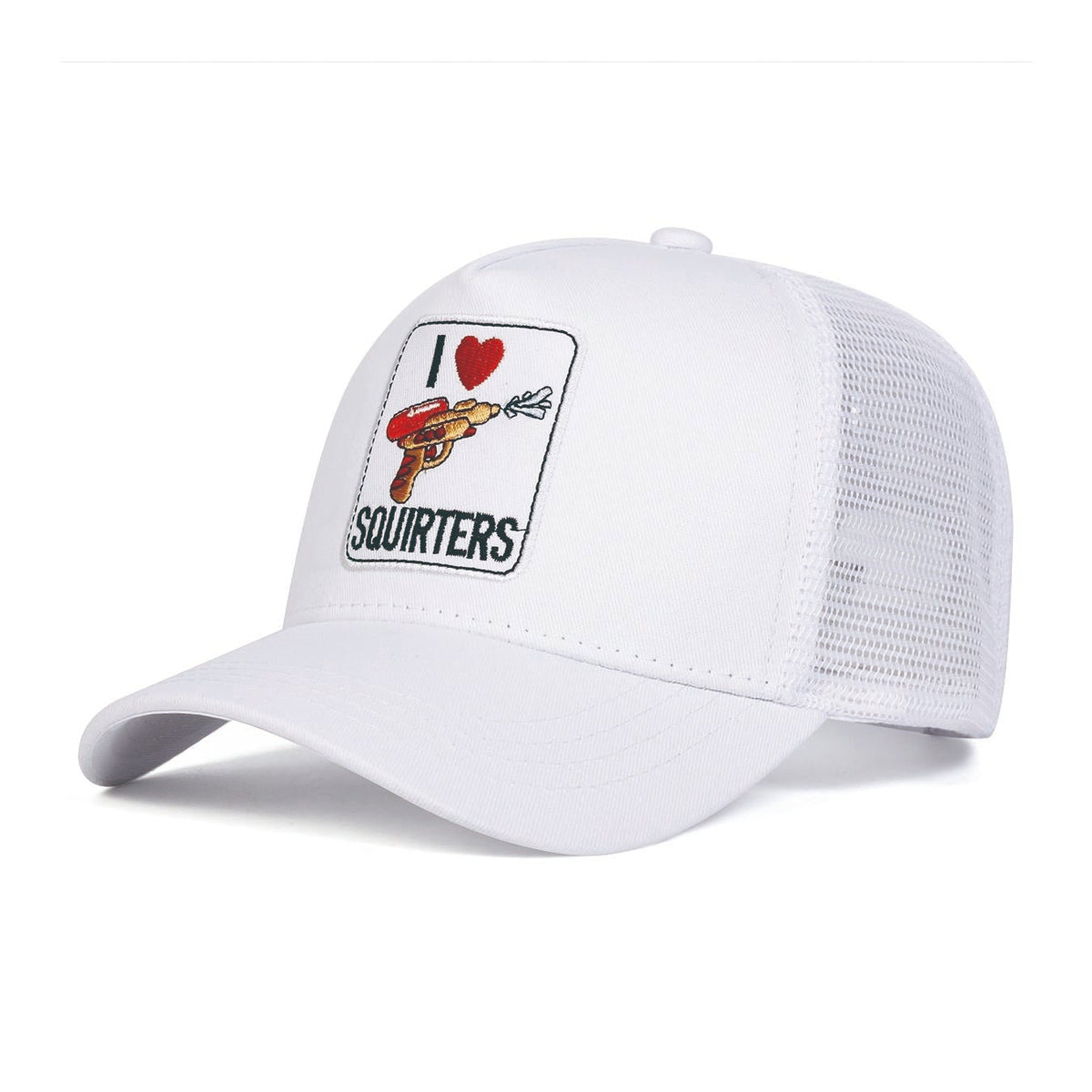 Squirters Letter Embroidered Unisex All-Season Trucker Hat Baseball Cap