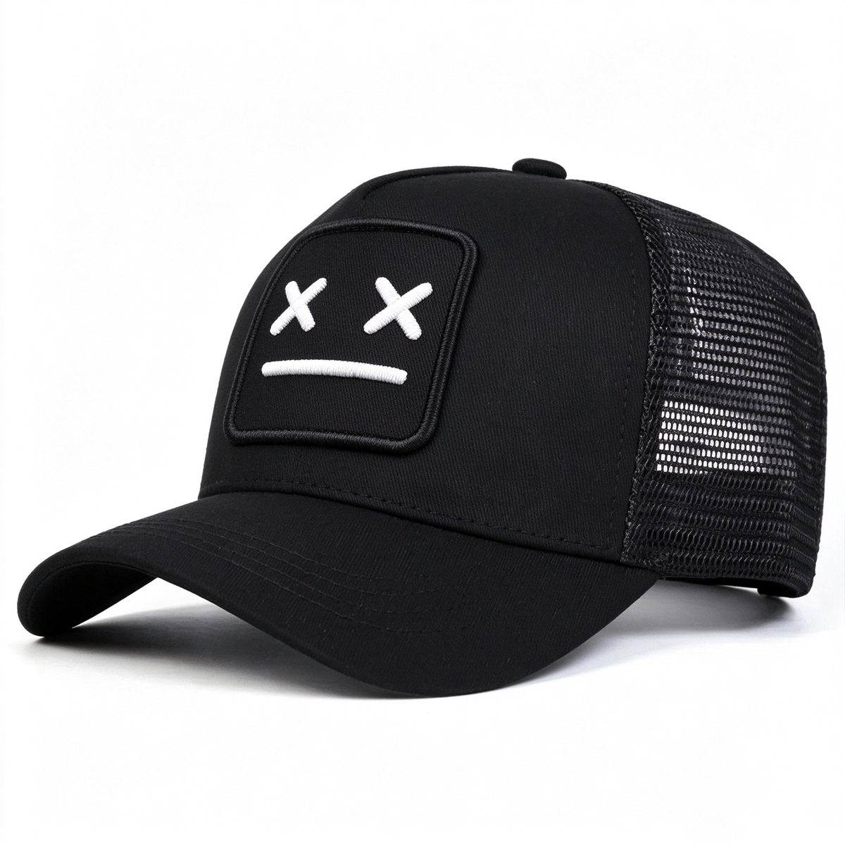 Cartoon Ghost Face Embroidered Unisex All-Season Hat Baseball Cap