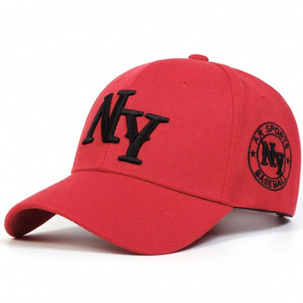 NY Letter Embroidered Unisex All-Season Hat Baseball Cap