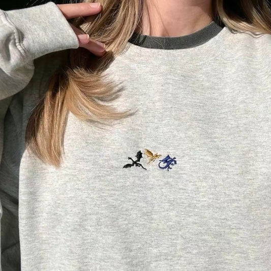 Basgiath Tiny Dragons Embroidered T-Shirt/Sweatshirt/Hoodie