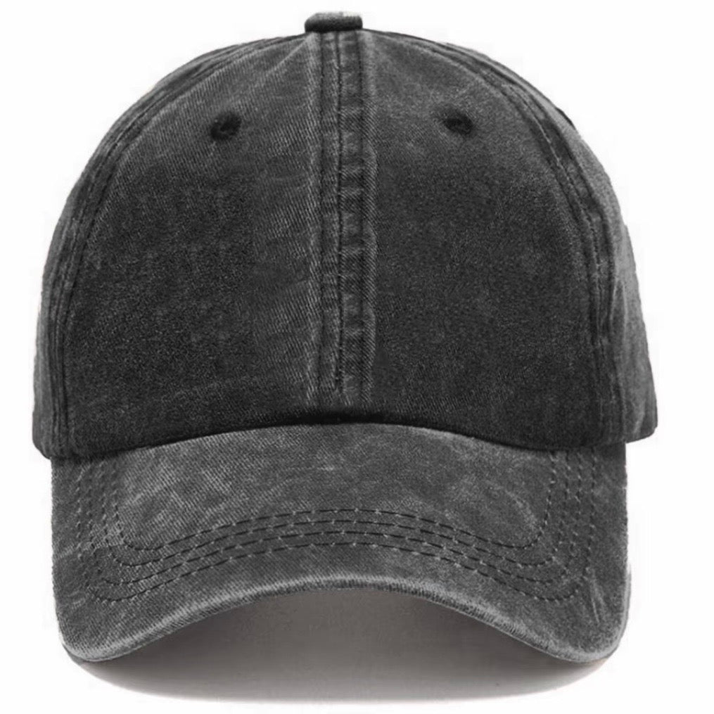 Vintage Washed Unisex All-Season Hat Baseball Cap