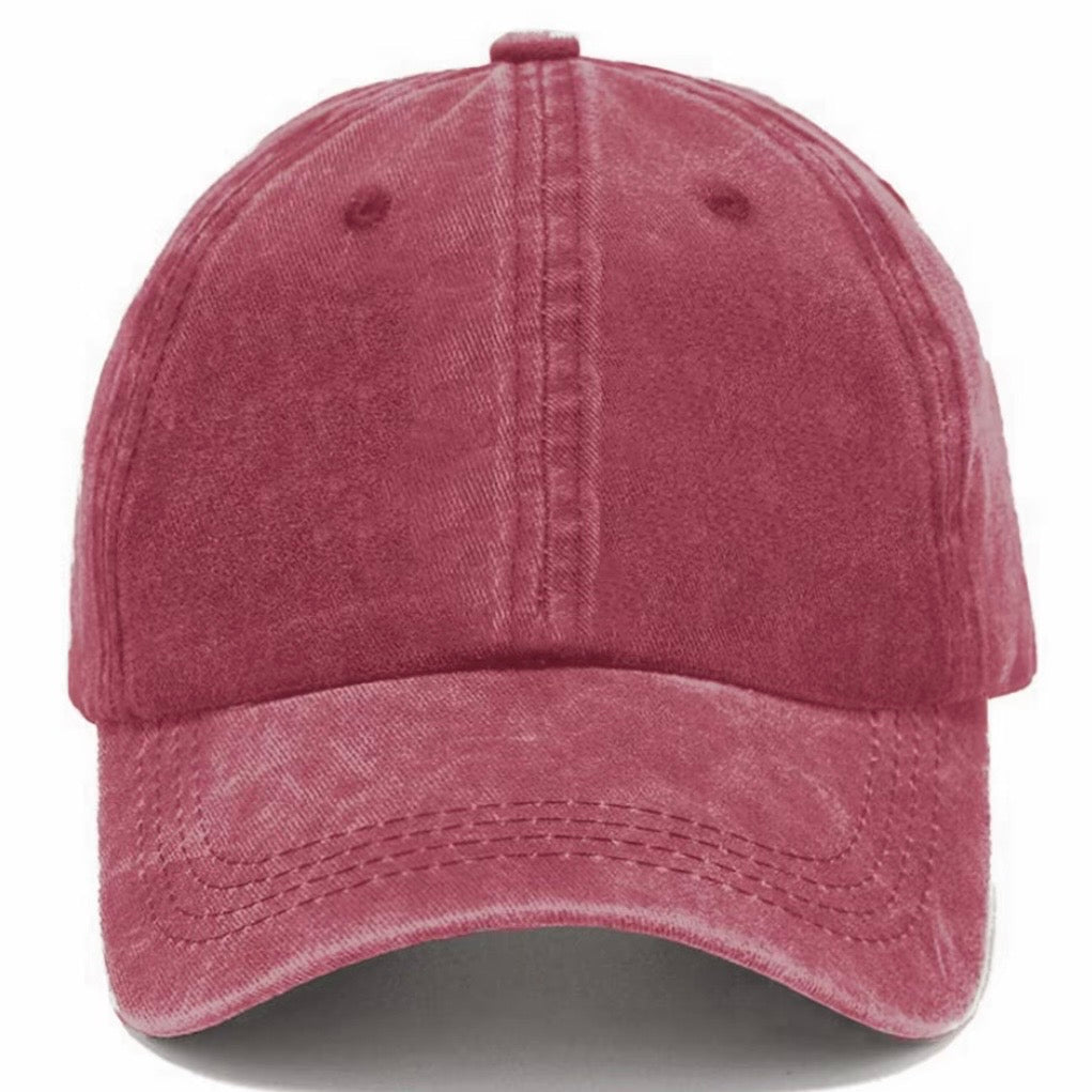 Vintage Washed Unisex All-Season Hat Baseball Cap