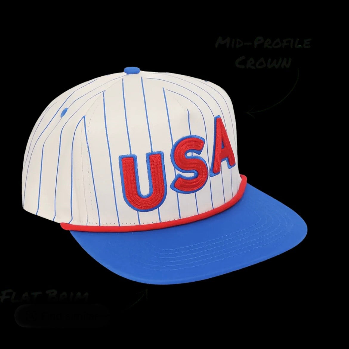 Vintage 90's USA CAP