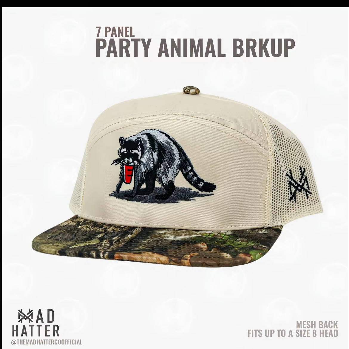 Trash Panda Embroidered Trucker Hat