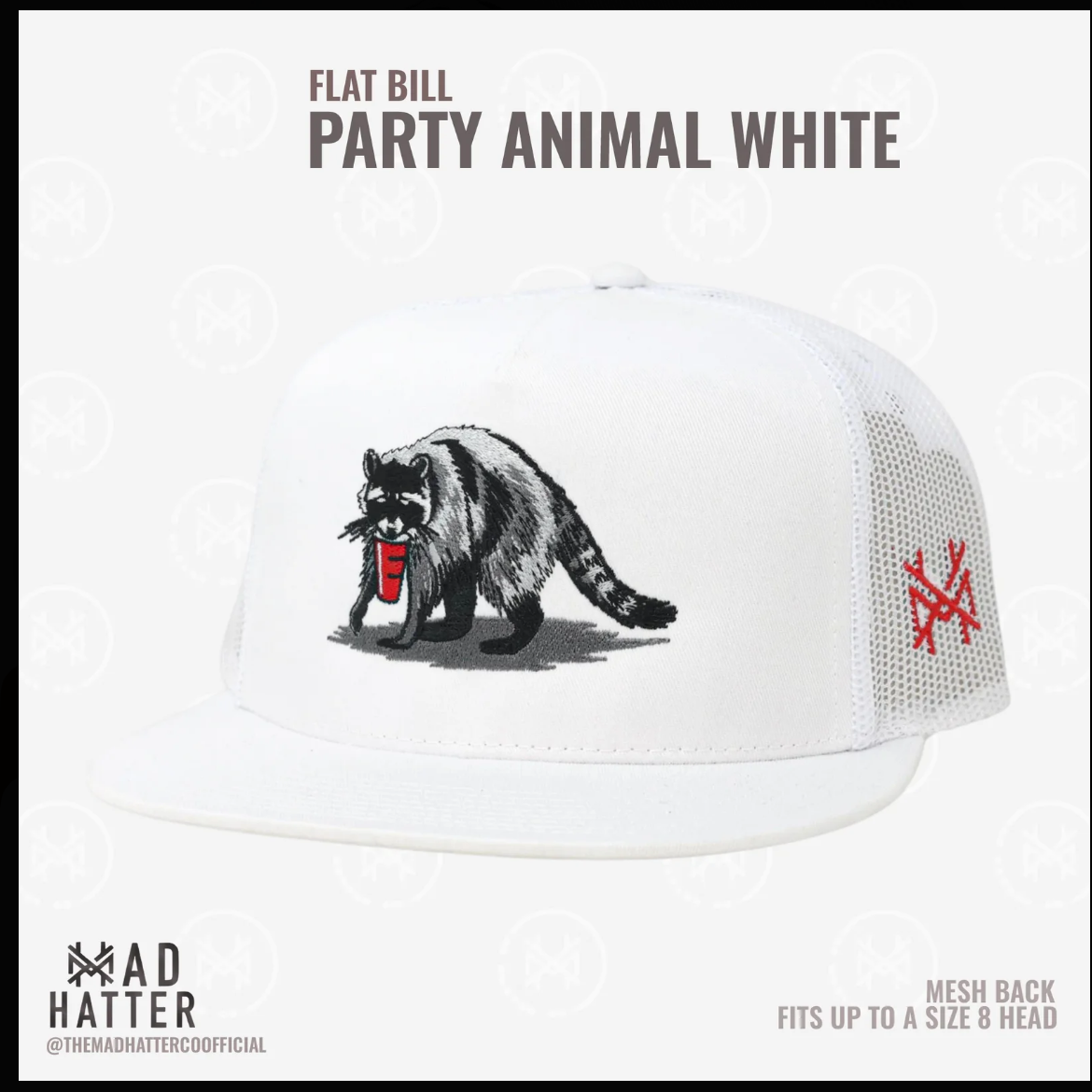 Trash Panda Embroidered Trucker Hat
